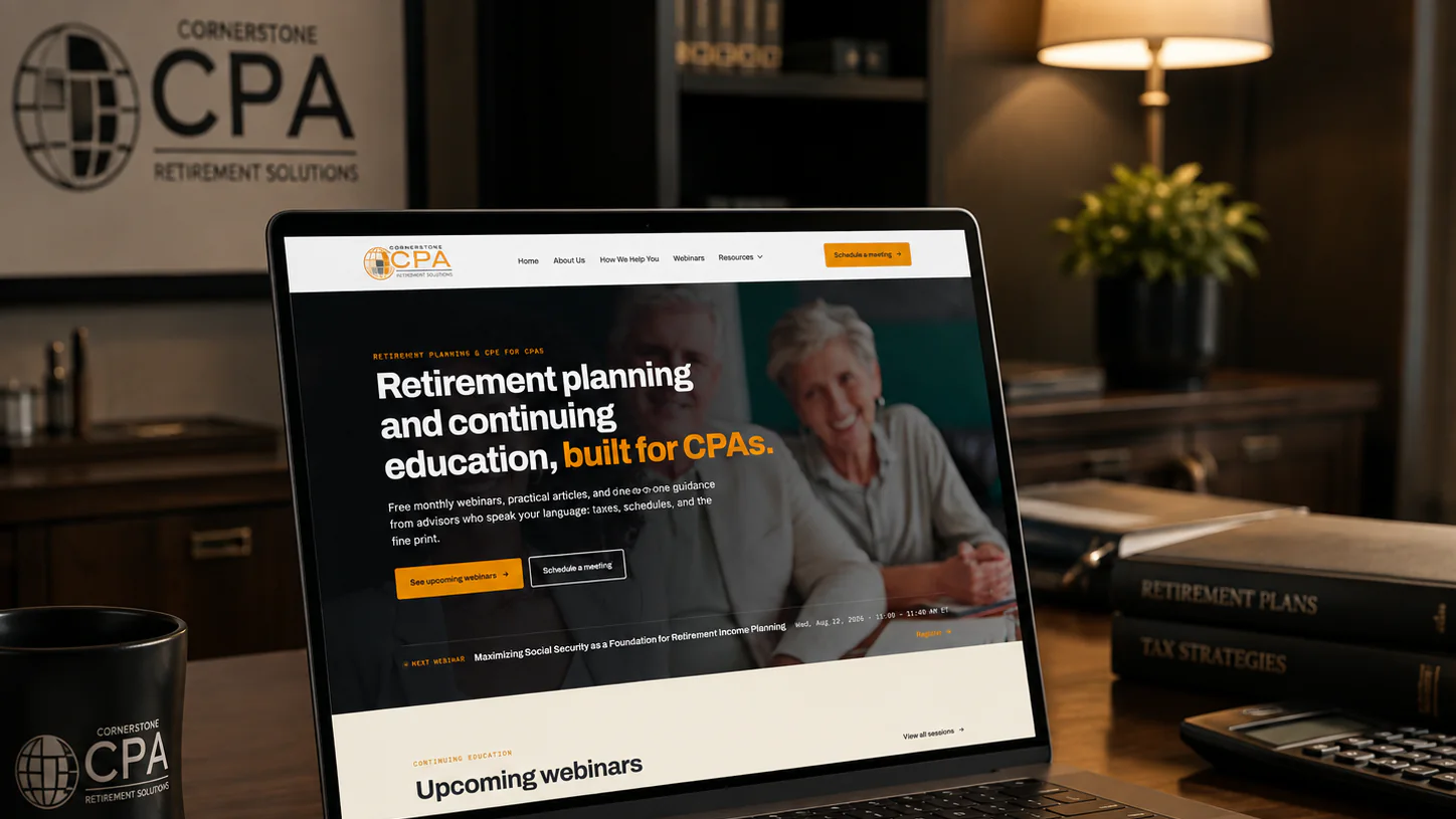 CPA Retirement Solutions website